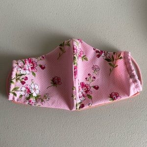Face mask handmade floral print